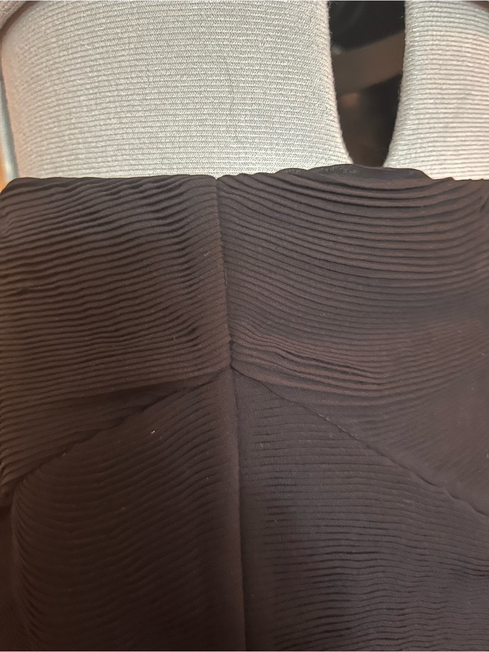 Stella McCartney Black silk chiffon skirt - Picture 6 of 8